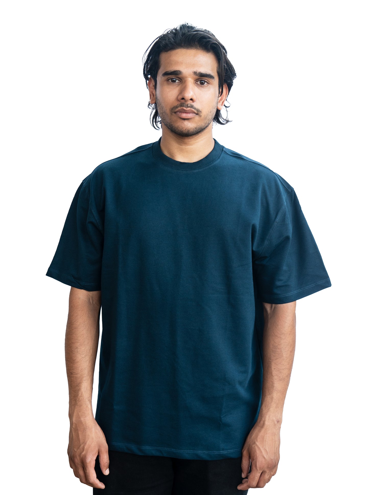 Blank Tee- Navy/White Tshirt