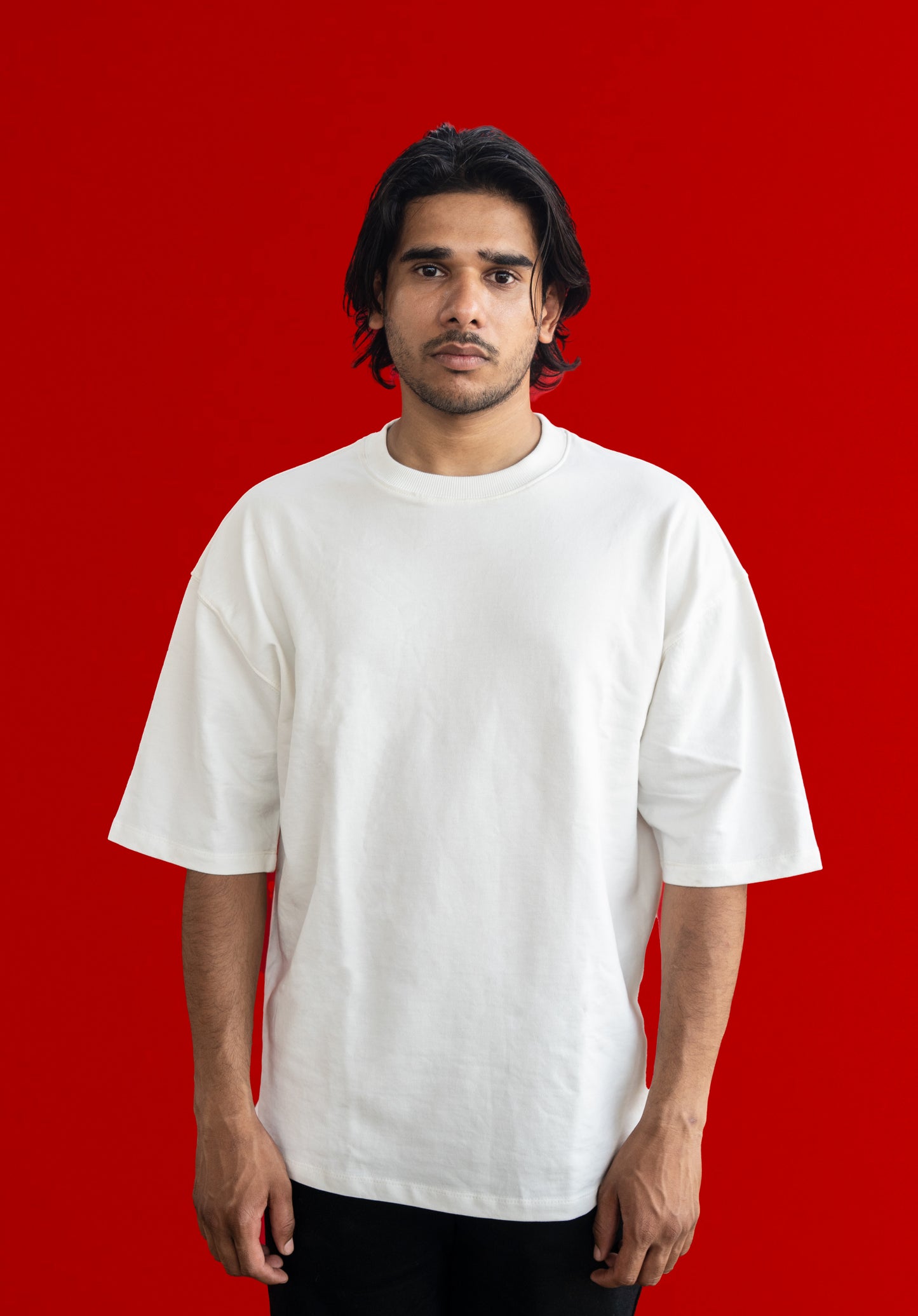 Blank Tee- Oat/Coffee Tshirt