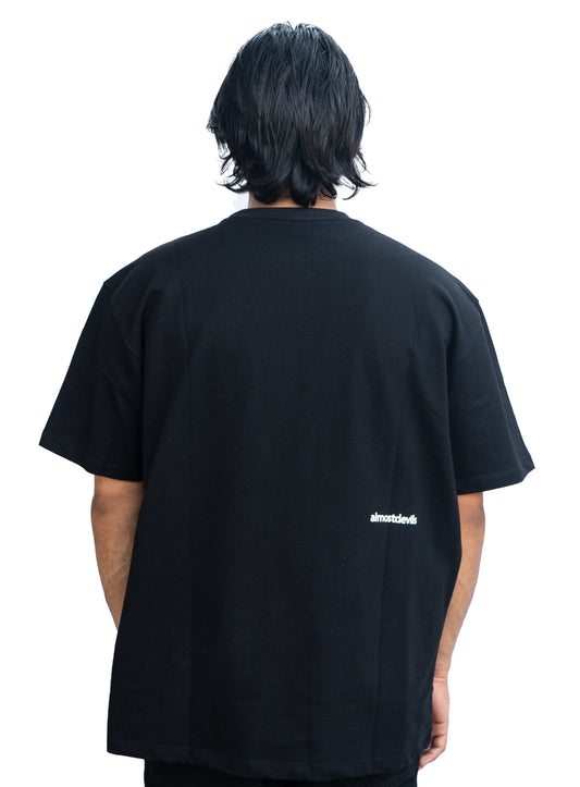 Blank Tee- Black/White Tshirt