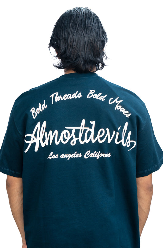 Chainstich - Navy/White Tshirt